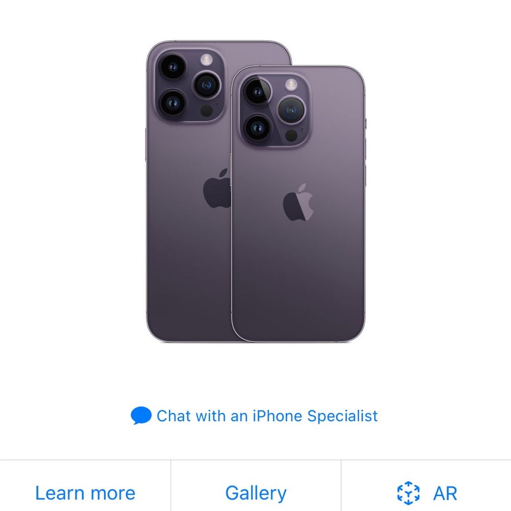 Iphone 14 pro purple